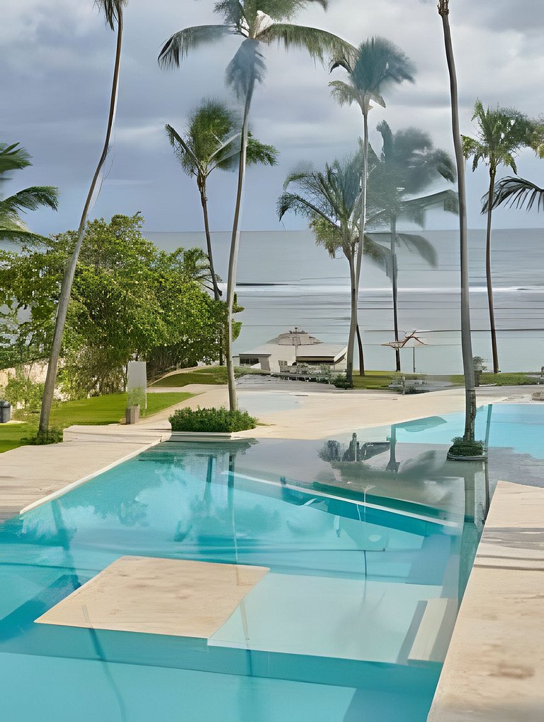 Caribbean Life Paradise,1BDRM & BBQ Beachfront Apt
