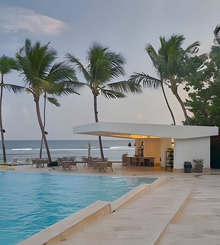 Caribbean Life Paradise,1BDRM & BBQ Beachfront Apt