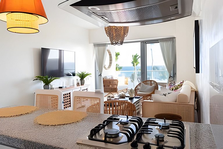 Caribbean Life Paradise,1BDRM & BBQ Beachfront Apt