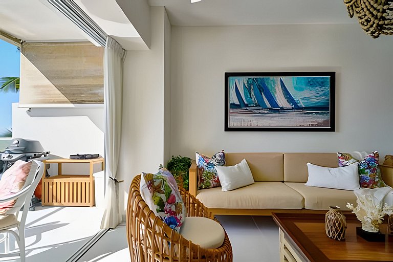 Caribbean Life Paradise,1BDRM & BBQ Beachfront Apt