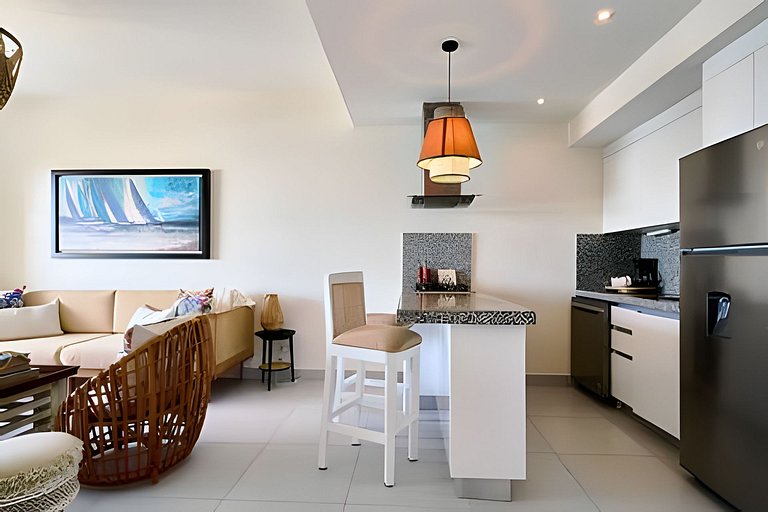 Caribbean Life Paradise,1BDRM & BBQ Beachfront Apt