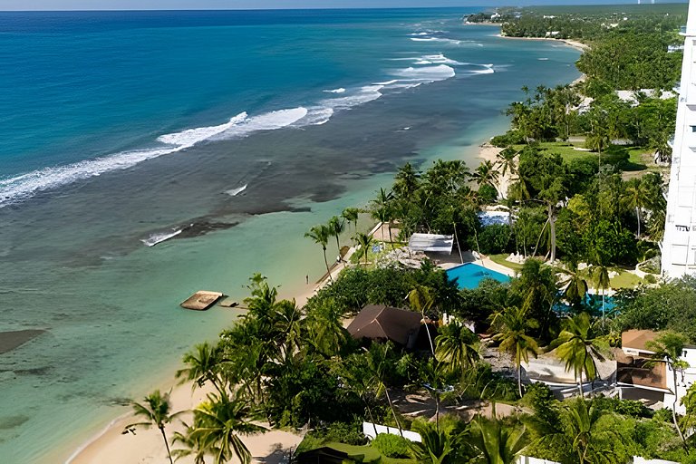 Caribbean Life Paradise,1BDRM & BBQ Beachfront Apt