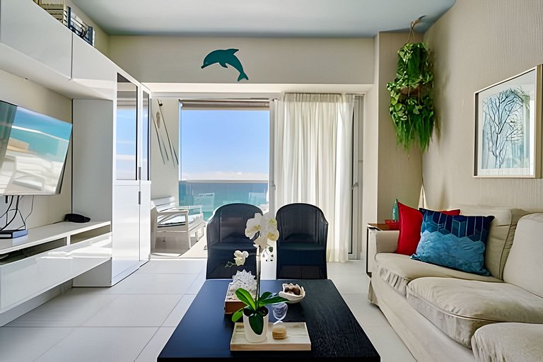 Caribbean Ocean View, 2BDRM Beachfront Apartment
