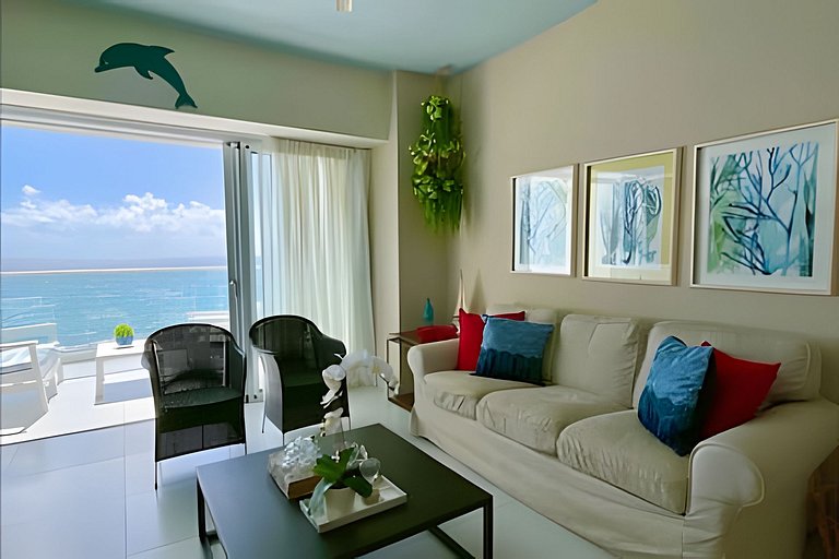 Caribbean OceanView 1Bdrm Beachfront Apartment