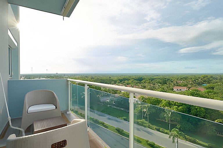 Beachside 1BDR Dreamy Apt.| BBQ + Pool & Sea View