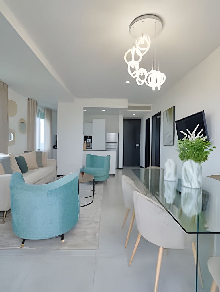 Beachside 1BDR Dreamy Apt.| BBQ + Pool & Sea View