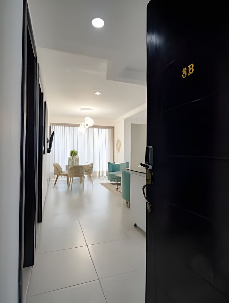 Beachside 1BDR Dreamy Apt.| BBQ + Pool & Sea View