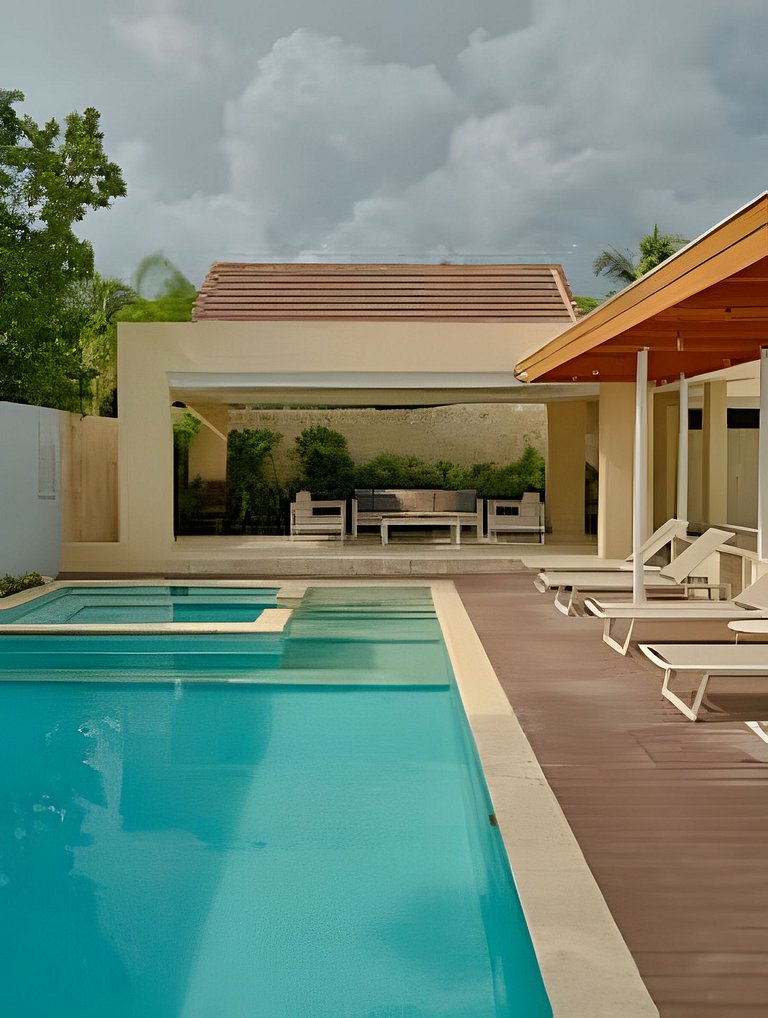 Beachside 1BDR Dreamy Apt.| BBQ + Pool & Sea View