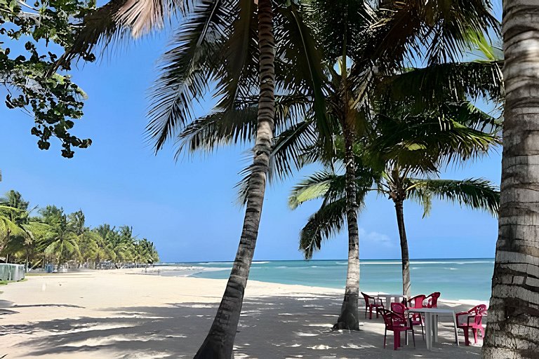 Beachside 1BDR Dreamy Apt.| BBQ + Pool & Sea View