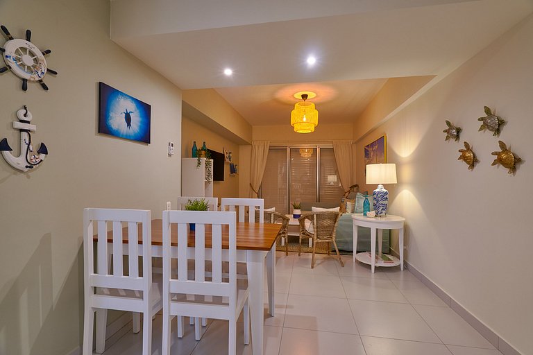 Caribbean Beachfront Apartment. W/ Scenic view