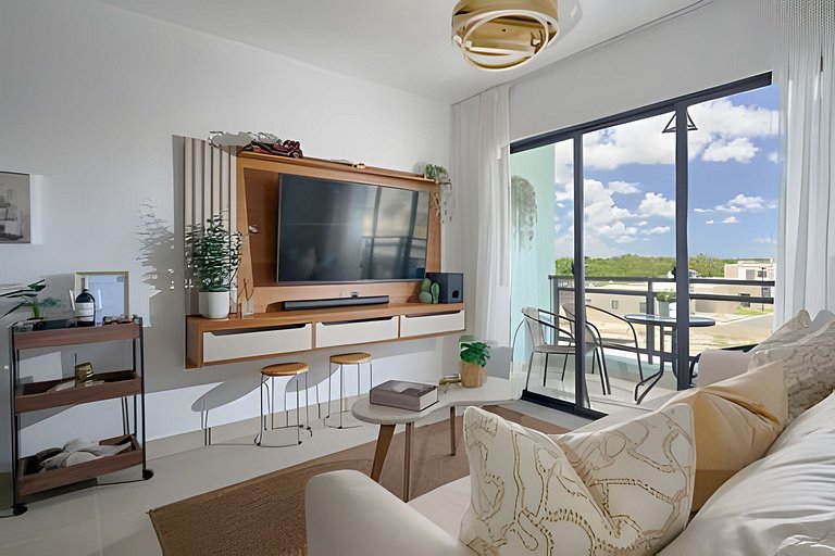 Sunset Brightness in a 1Bdrm Apt. in Punta Cana